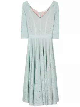 Ажурное платье Antonino Valenti, зеленое