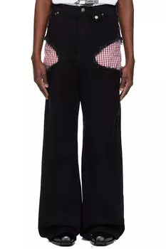 Ажурные джинсы Egonlab, черный