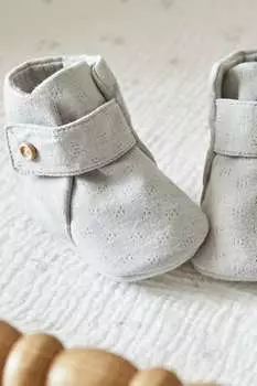 Ажурные пинотки Zara, сине-серый