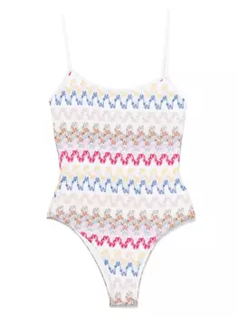 Ажурный купальник Missoni, белый