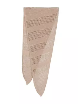Ажурный шарф Triangle OUR LEGACY, бежевый