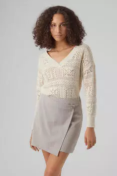 Ажурный свитер Vero Moda, серый