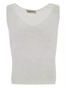 Ажурный топ Gentry Portofino, белый