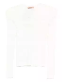 Ажурный топ TWINSET, белый