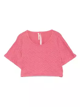 Ажурный топ Zhoe & Tobiah, розовый