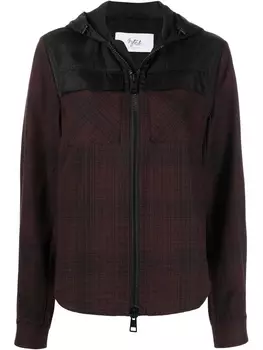 Aztech Mountain худи в клетку на молнии, фиолетовый