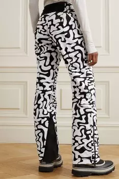 AZTECH MOUNTAIN + Утепленные лыжные брюки с принтом Ed Curtis Team Aztech, белый