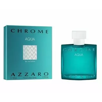Azzaro Chrome Aqua 1.7Oz Eau De Toilette For Men