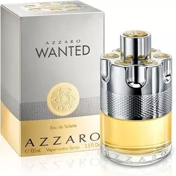 Azzaro Wanted Eau De Toilette Spray 100ml For Men