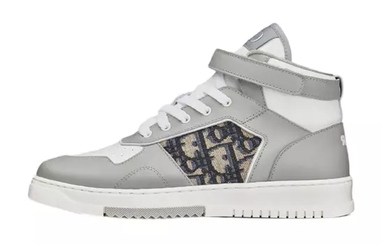 B27 Детские кроссовки для скейтбординга Kids High-top Grey Dior