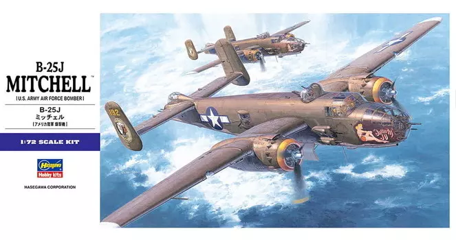 B-25J Митчелл 1:72 Хасегава E16 HASEGAWA