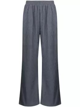 B+Ab брюки палаццо с завышенной талией, синий