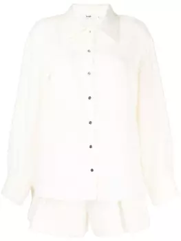 B+Ab фактурная рубашка, белый