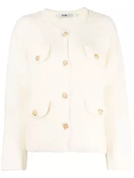 B+Ab фактурный кардиган, нейтральный цвет