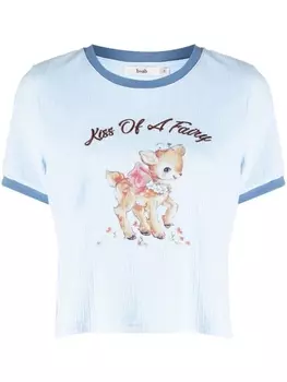 B+Ab футболка с графичным принтом, синий