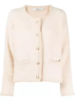 B+Ab кардиган с круглым вырезом, нейтральный цвет