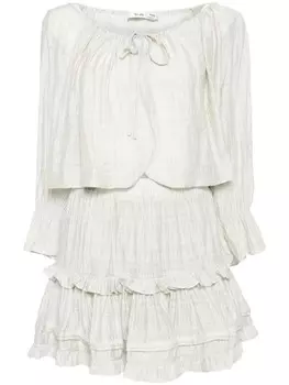 B+ab комплект из муслина с оборками, серый