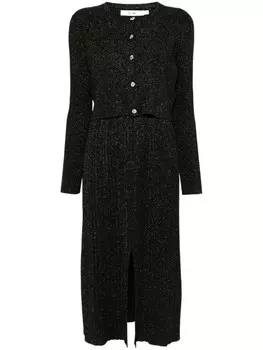 B+ab комплект из платья и кардигана с блестками, черный