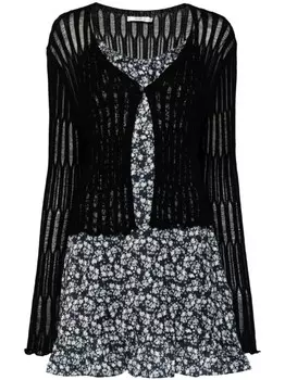 B+ab комплект мини-платья без рукавов с цветочным принтом, синий