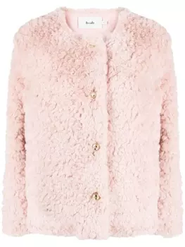B+Ab короткая шуба из искусственного меха, розовый