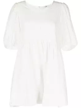 B+Ab кружевное платье с объемными рукавами, белый