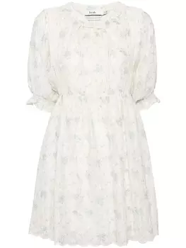 B+ab мини-платье с цветочным принтом, серый