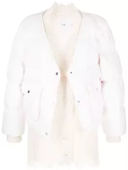 B+ab многослойный пуховик, розовый