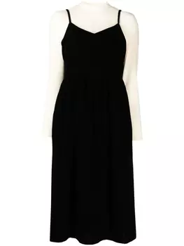 B+Ab платье миди с бантом, черный