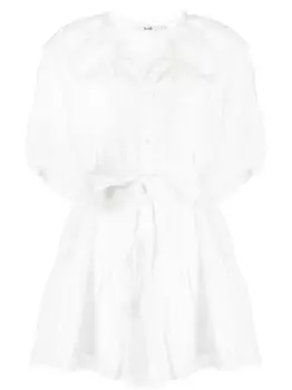 B+ab платье с кружевом, белый