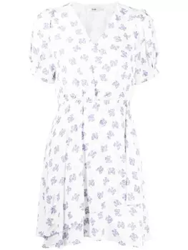 B+ab платье с принтом, белый