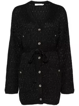 B+ab платье с V-образным вырезом и поясом, черный