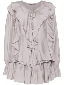 B+ab полностью оборчатый комплект, серый