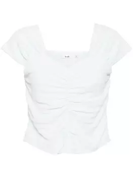 B+ab текстурированный топ с оборками, синий