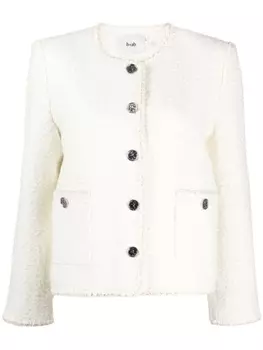 B+Ab твидовый жакет на пуговицах, белый