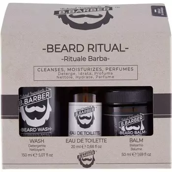 B.BARBER Ritual очищающее средство для бороды, туалетная вода, кондиционер