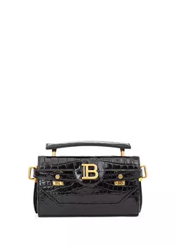 B-buzz 19 черная женская кожаная сумка через плечо Balmain