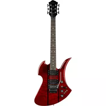 B.C. Rich Mockingbird Legacy ST с электрогитарой Floyd Rose Trans Red