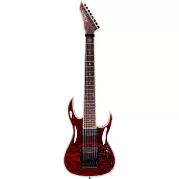 B.C. Rich Shredzilla 8 Prophecy Archtop с электрогитарой Floyd Rose Black Cherry