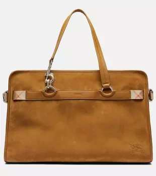 B Clip Holdall замшевая дорожная сумка Burberry, Hebden