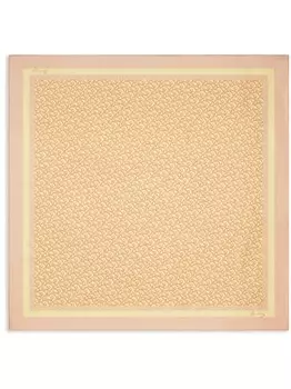 B Шарм шелковый шарф Burberry, розовый