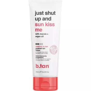 B.Tan Лосьон для автозагара средней интенсивности Just Shut Up And Sun Kiss Me Everyday Glow Lotion 236 мл