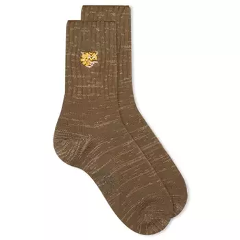 B тигровые носки Rostersox, зеленый