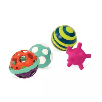 B.Toys Ball-A-Baloos – сенсорные шарики со светящимся шариком Inna marka