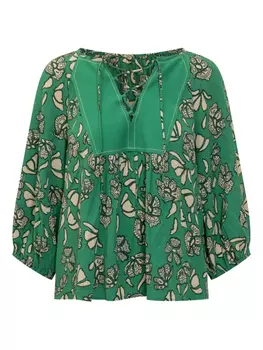 Ba&Sh блузка Aura, зеленый