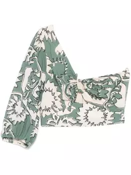 Ba&Sh фиб топ, зеленый