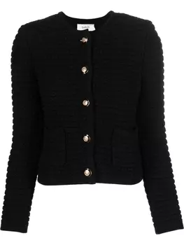 Ba&Sh кардиган Gaspard с круглым вырезом, черный