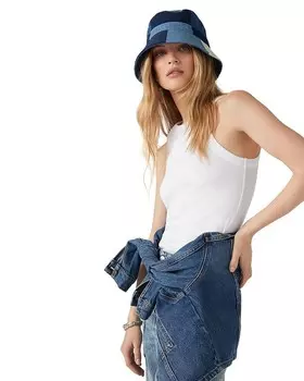 Ba&sh Майка в рубчик Cynda, белый