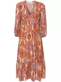 Ba&Sh платье макси Карела, коричневый