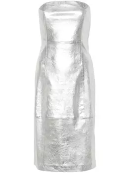 Ba&Sh платье миди Felly, серебристый