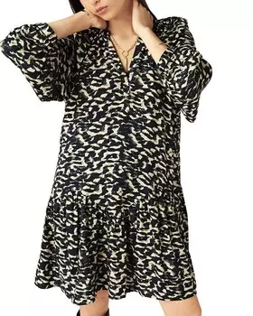 Ba&sh Платье прямого кроя Aisha, мультиколор